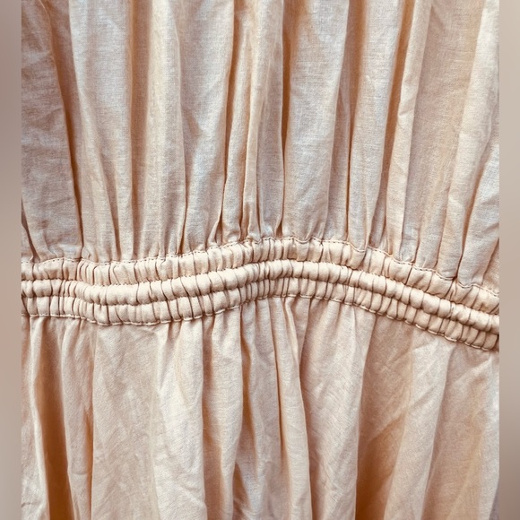 Vintage Peony Maxi Dress For Women – Cotton Boho Dress With Asymmetrical Hem, Raglan Sleeves, Cottagecore Summer Dress - View #7